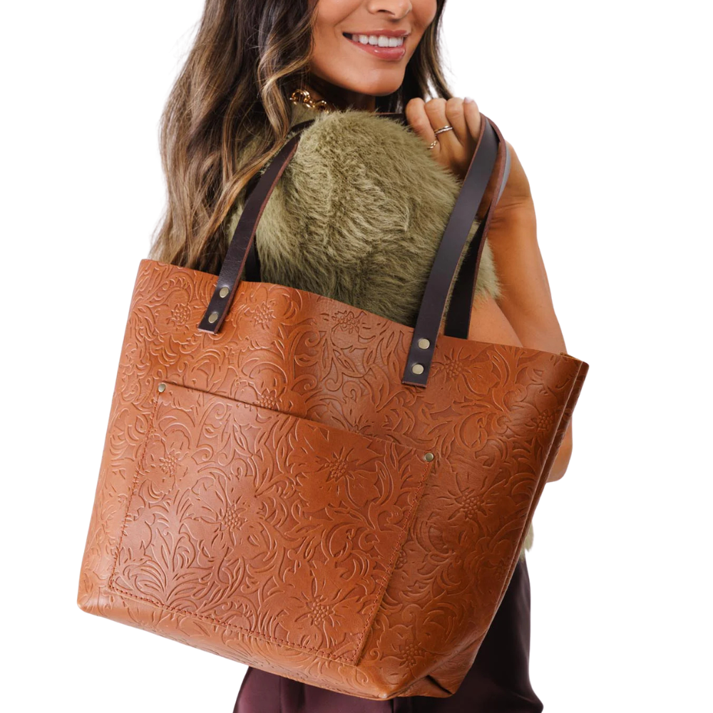 The Siena Leather Tote - Image 3